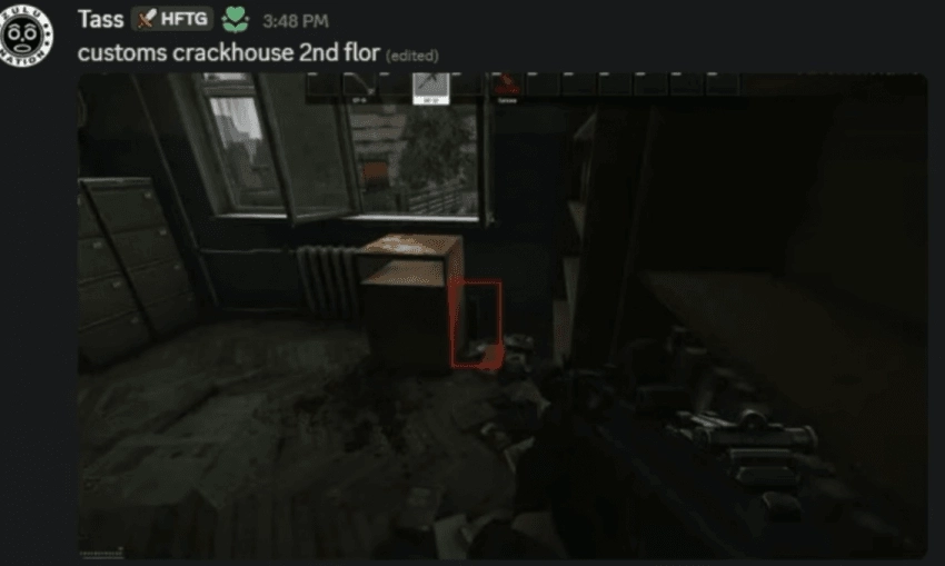 Crackhouse Library Entrance — Project document spawn on Customs (1)