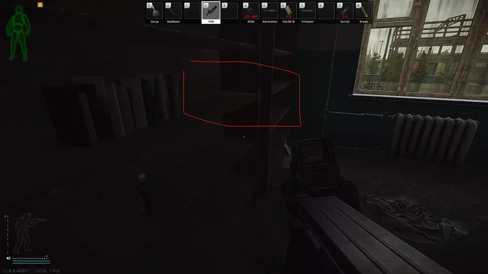 Crackhouse Library Second Bookshelf — Project document spawn on Customs (1)