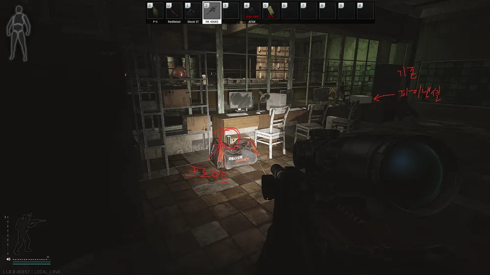 Old Construction Rafters Duffel Bag — Project document spawn on Customs