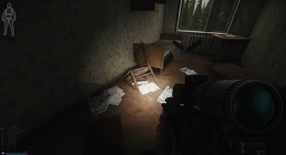 2-Story Dorm 207 Broken Chair — Project document spawn on Customs