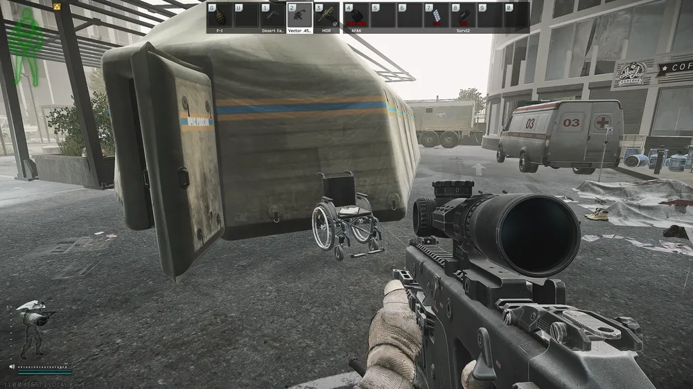 Emercom Wheelchair — Medical document spawn on Ground Zero