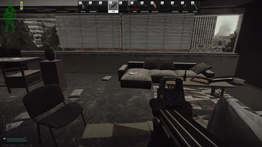 Science Office Room 3 Couch — Medical document spawn on Ground Zero