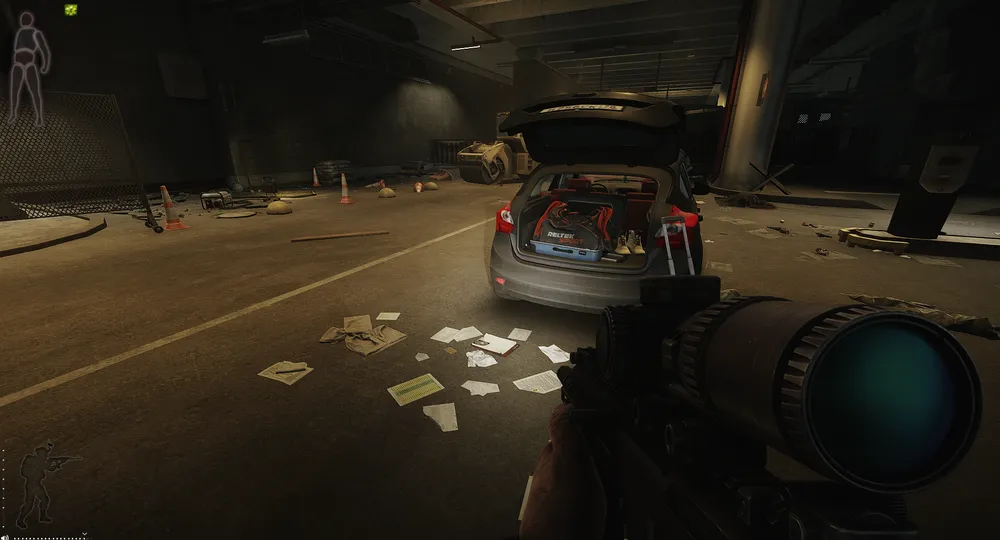 Underground Black Car — Medical document spawn on Ground Zero