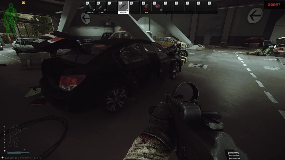 Garage Black Car Door — User document spawn on Ground Zero (1)
