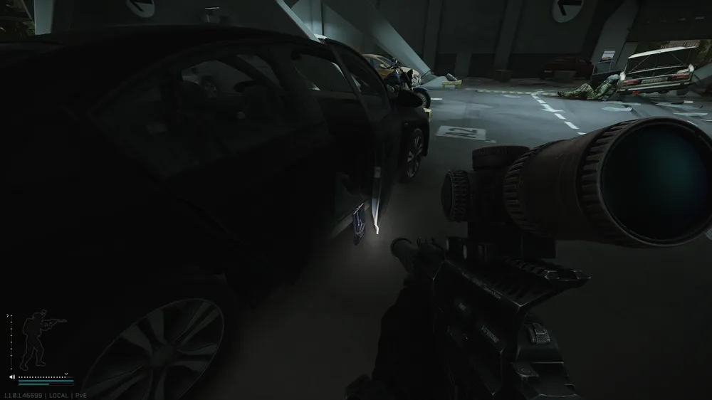 Garage Black Car Door — User document spawn on Ground Zero (2)