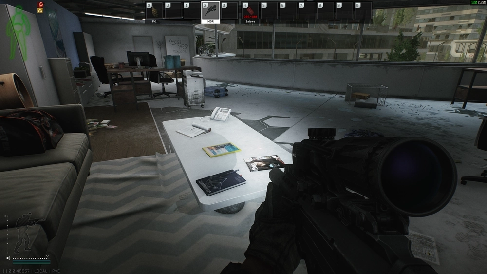 Science Office Room 3 Sofa Table — User document spawn on Ground Zero