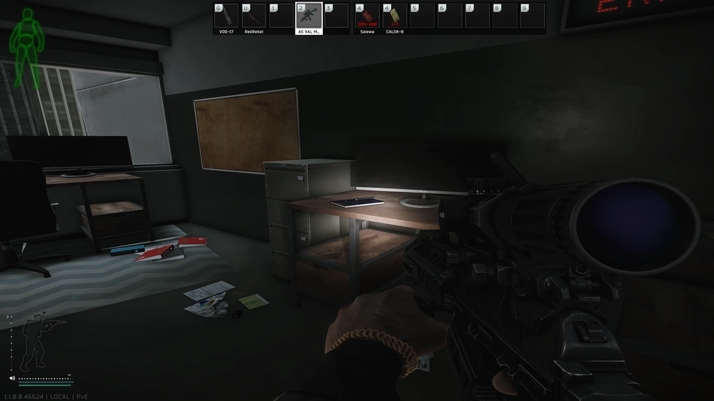 Science Office Room 4 Back Desk — User document spawn on Ground Zero