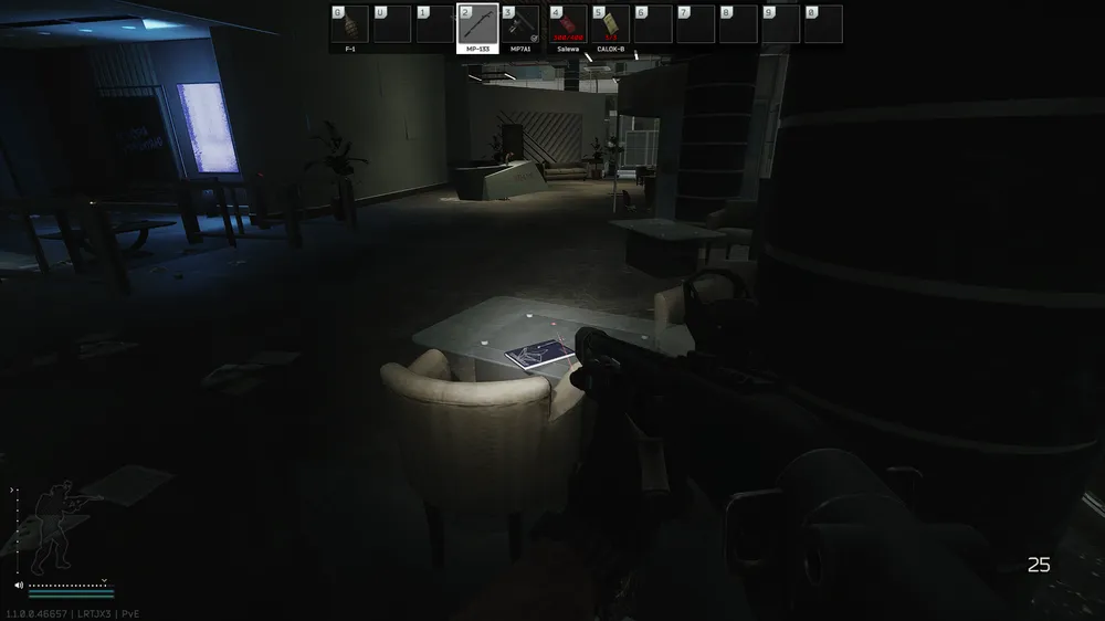 Tarbank Lobby Glass Table — User document spawn on Ground Zero