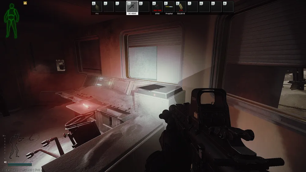 Green Flare Room Console — PMC document spawn on Icebreaker