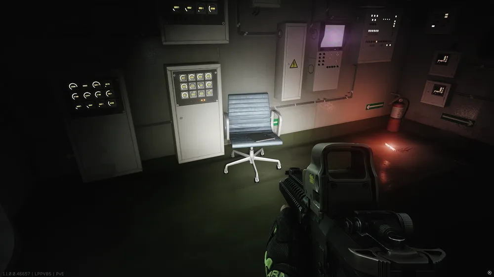 Engine Room Code Door Chair — PMC document spawn on Icebreaker