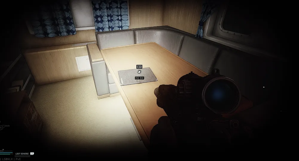 Canteen West Room Table — PMC document spawn on Icebreaker