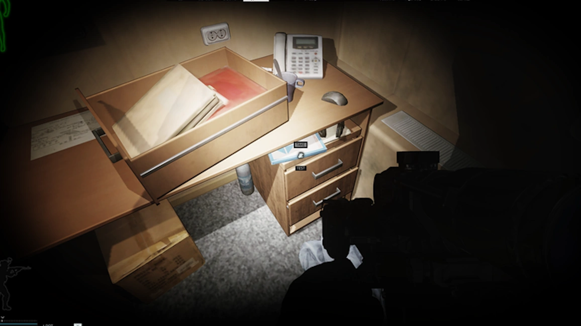 Crew Quarters 19 Desk — Test document spawn on Icebreaker