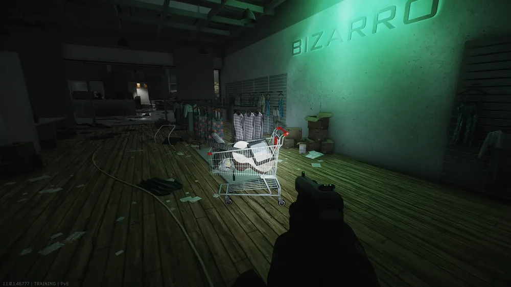 Bizarro Shopping Cart — Blueprints document spawn on Interchange