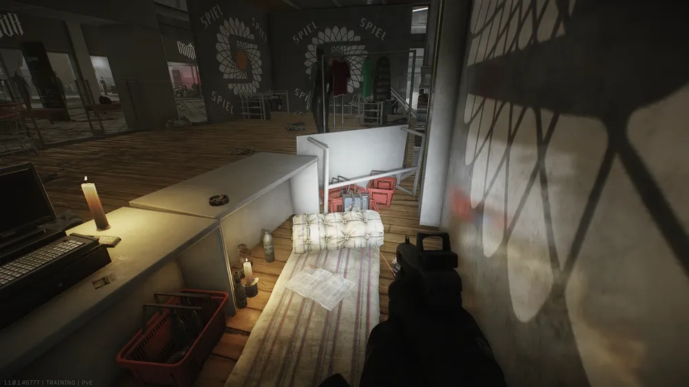 Spiel Bedroll — Blueprints document spawn on Interchange