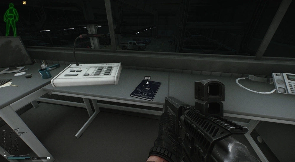 Garage Gate Control Room — User document spawn on The Lab