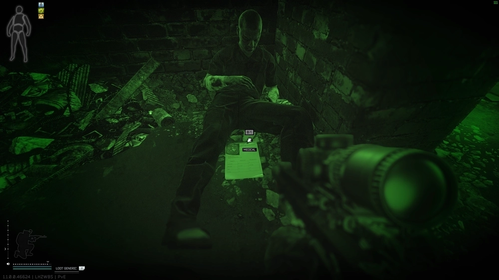 Central Lab Back Dead Worker — Medical document spawn on The Labyrinth (1)