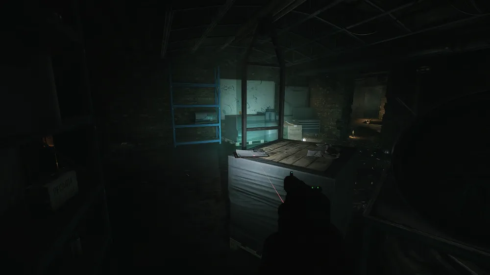 Assembly Room Center Crate — Medical document spawn on The Labyrinth