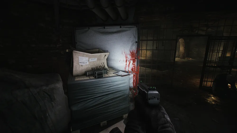 Assembly Room Entrance Crate — Medical document spawn on The Labyrinth