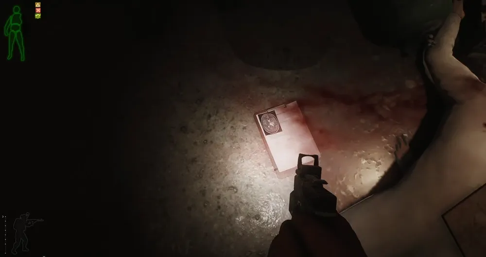 Dead Scientist 3 — Medical document spawn on The Labyrinth (1)