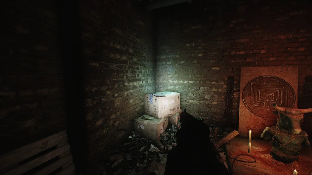 Minotaur Shrine Boxes — Medical document spawn on The Labyrinth (2)