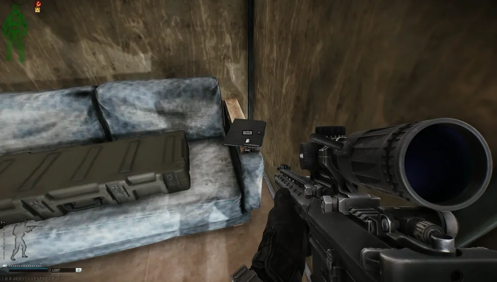 Rogue USEC Stash Couch — PMC document spawn on Lighthouse