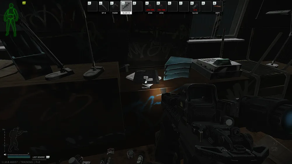 Pier Station Lobby Counter — Technical document spawn on Shoreline