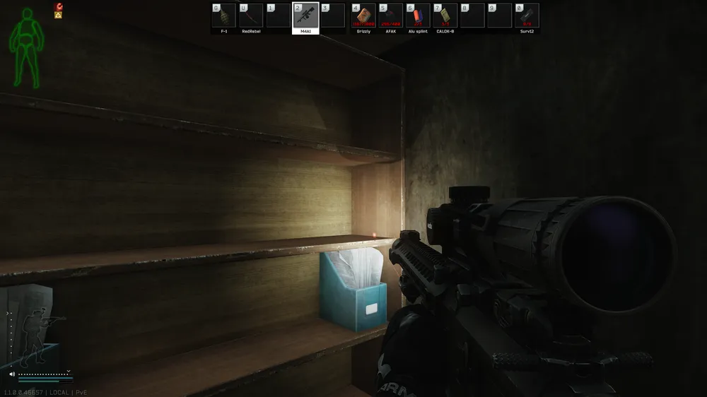 Car Extract Bunk Shelf — Technical document spawn on Shoreline