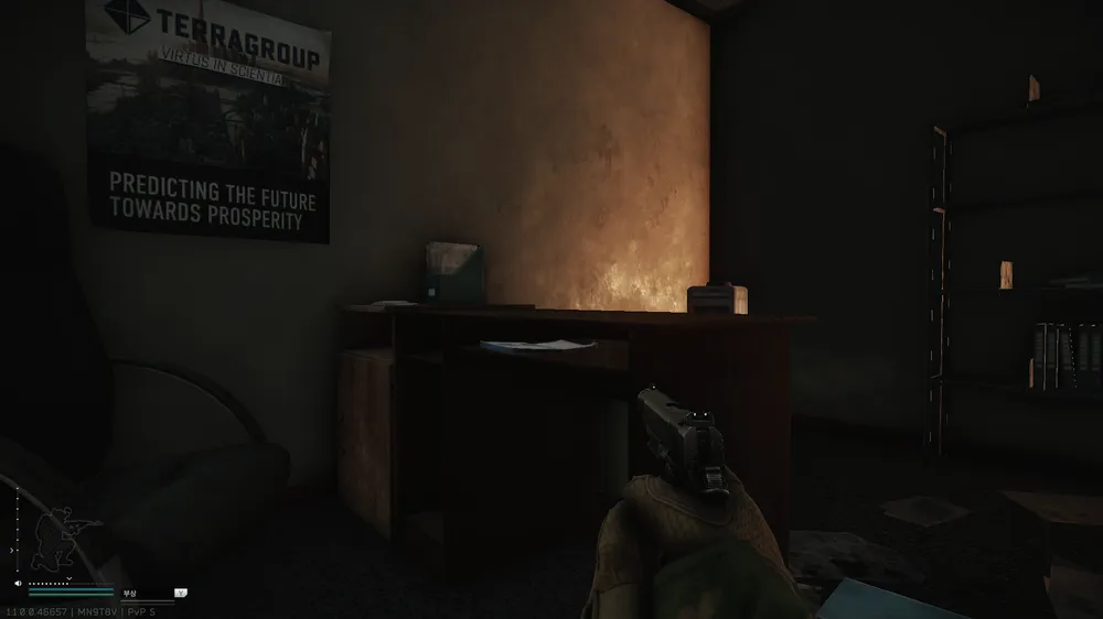 Burned Gas Station Back Office — Test document spawn on Shoreline