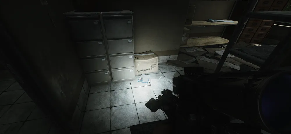 Resort Admin Filing Room — Test document spawn on Shoreline