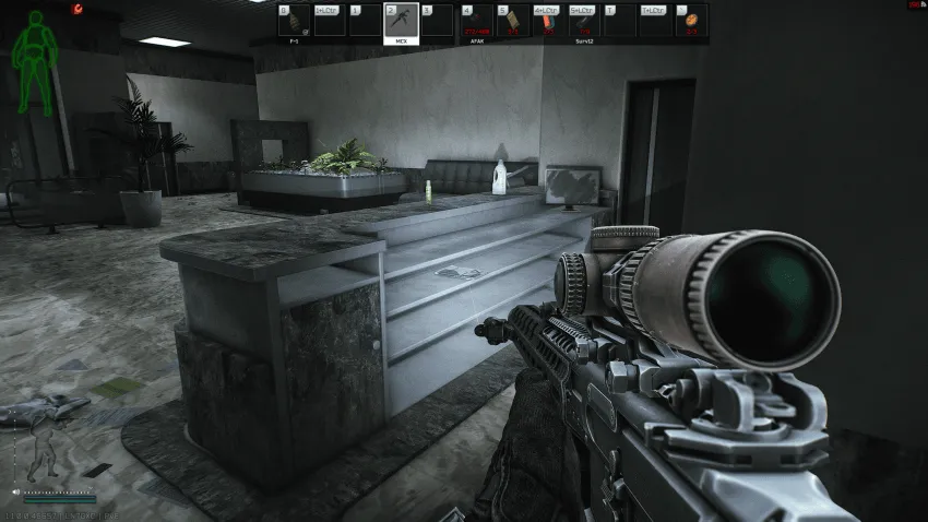 TerraGroup Lobby Reception — Financial document spawn on Streets of Tarkov