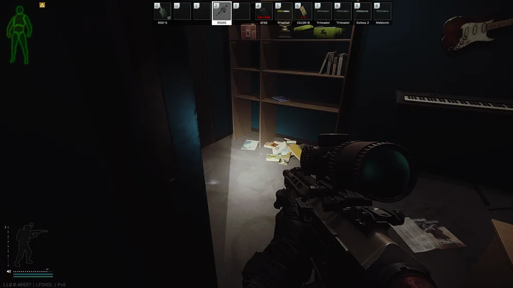 IT Firm Music Room Floor — Financial document spawn on Streets of Tarkov