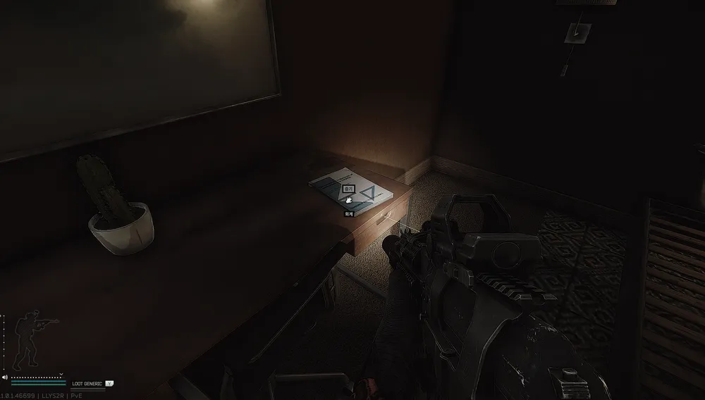 Pinewood Hotel Room 212 — Financial document spawn on Streets of Tarkov