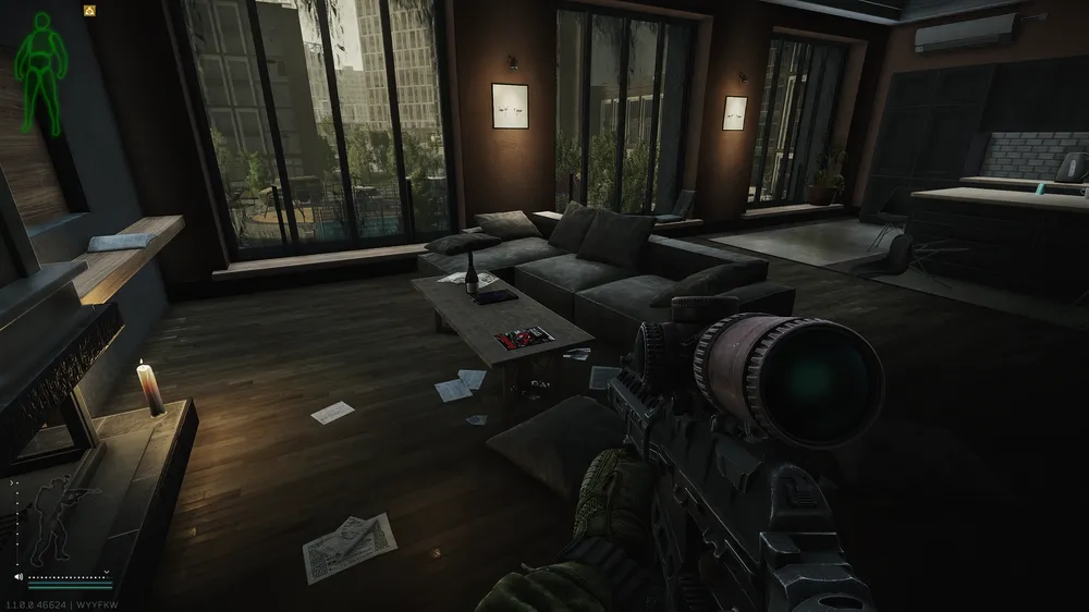 Cardinal Apartment Living Room — User document spawn on Streets of Tarkov