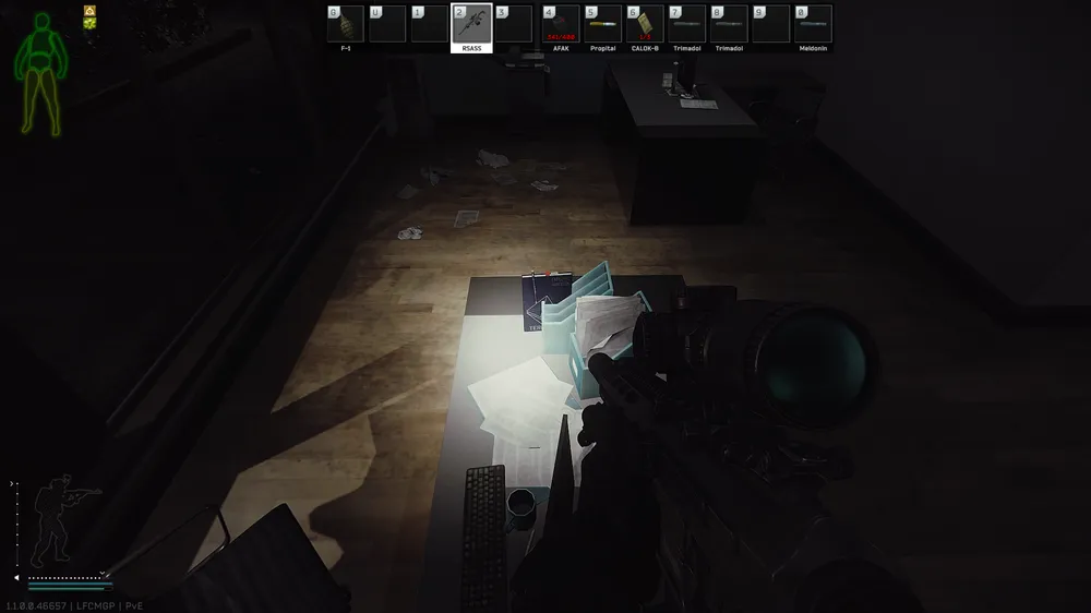 TerraGroup Back Office Paper Tray — User document spawn on Streets of Tarkov