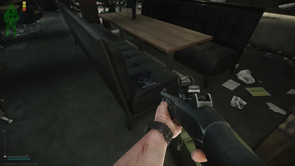 Klimov Diner Booth — User document spawn on Streets of Tarkov