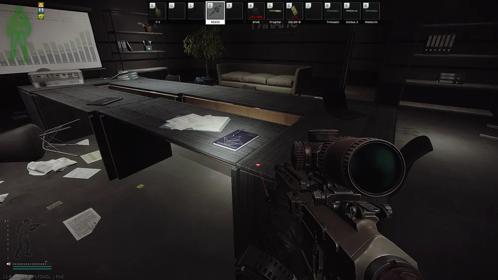 Financial Institution Meeting Room — User document spawn on Streets of Tarkov