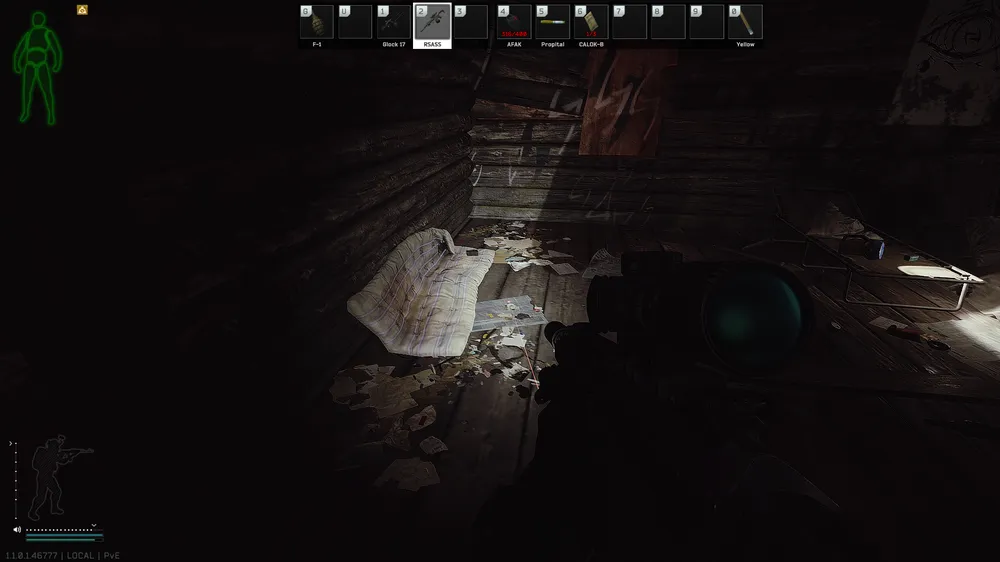 Cultist House Mattress — Technical document spawn on Woods (2)