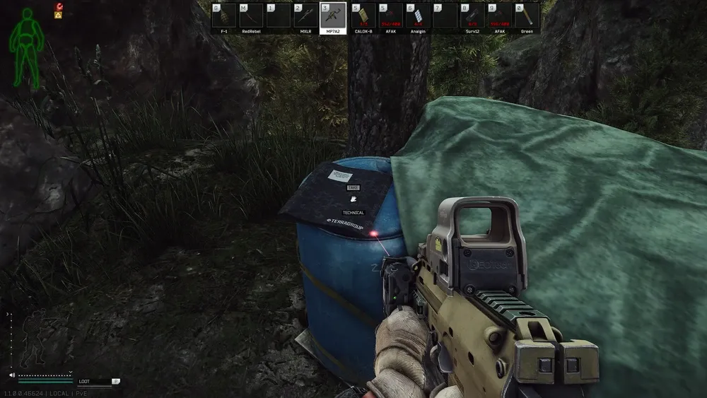 North Mountain Bunker Barrels — Technical document spawn on Woods (1)