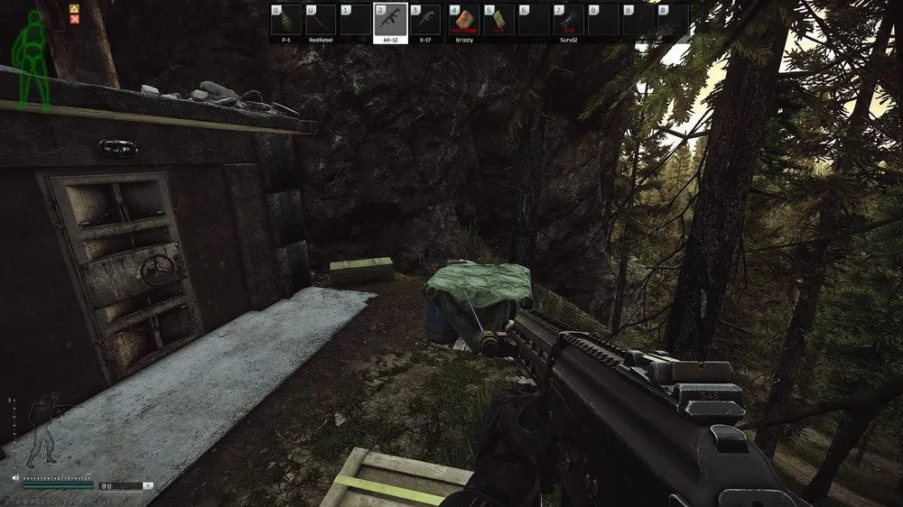 North Mountain Bunker Barrels — Technical document spawn on Woods (2)