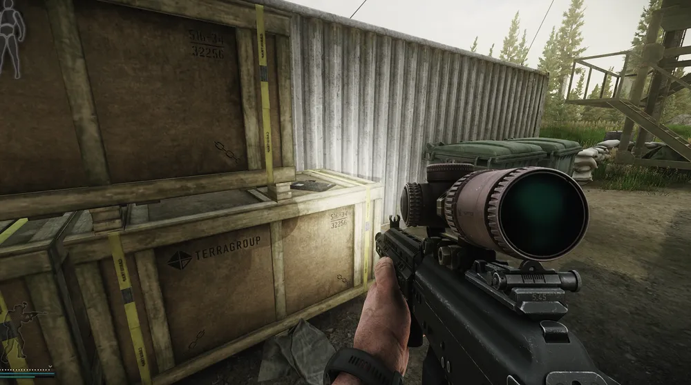 Emercom Camp Crate — Technical document spawn on Woods