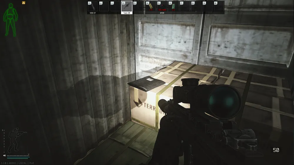 Depot Train Weapon Car — Technical document spawn on Woods (1)