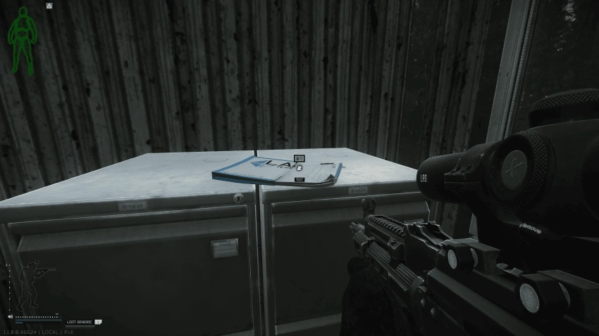 USEC Checkpoint Container — Test document spawn on Woods