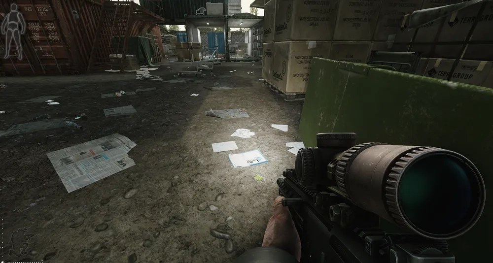 Emercom Tipped Table — Test document spawn on Woods